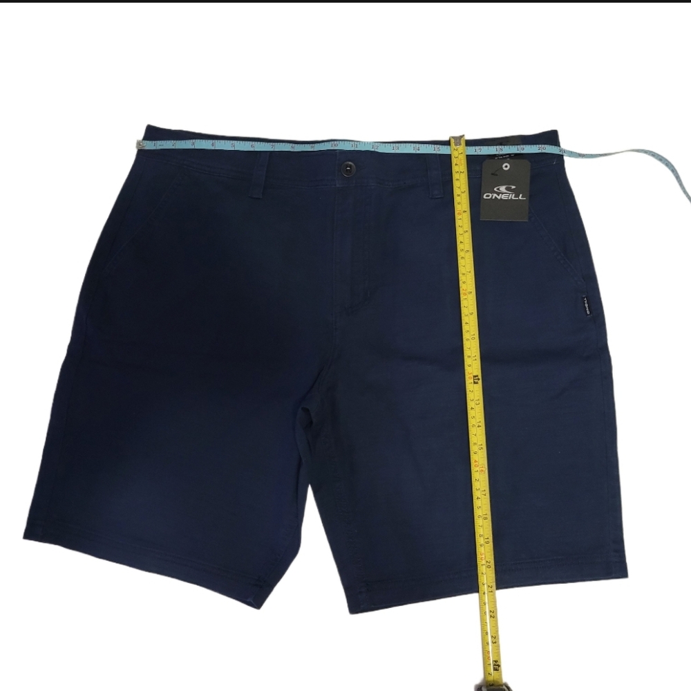 NWT O'neill  Jaxson Stretch Chino Men's Shorts Size 40 Standard Fit Blue - Picture 8 of 10